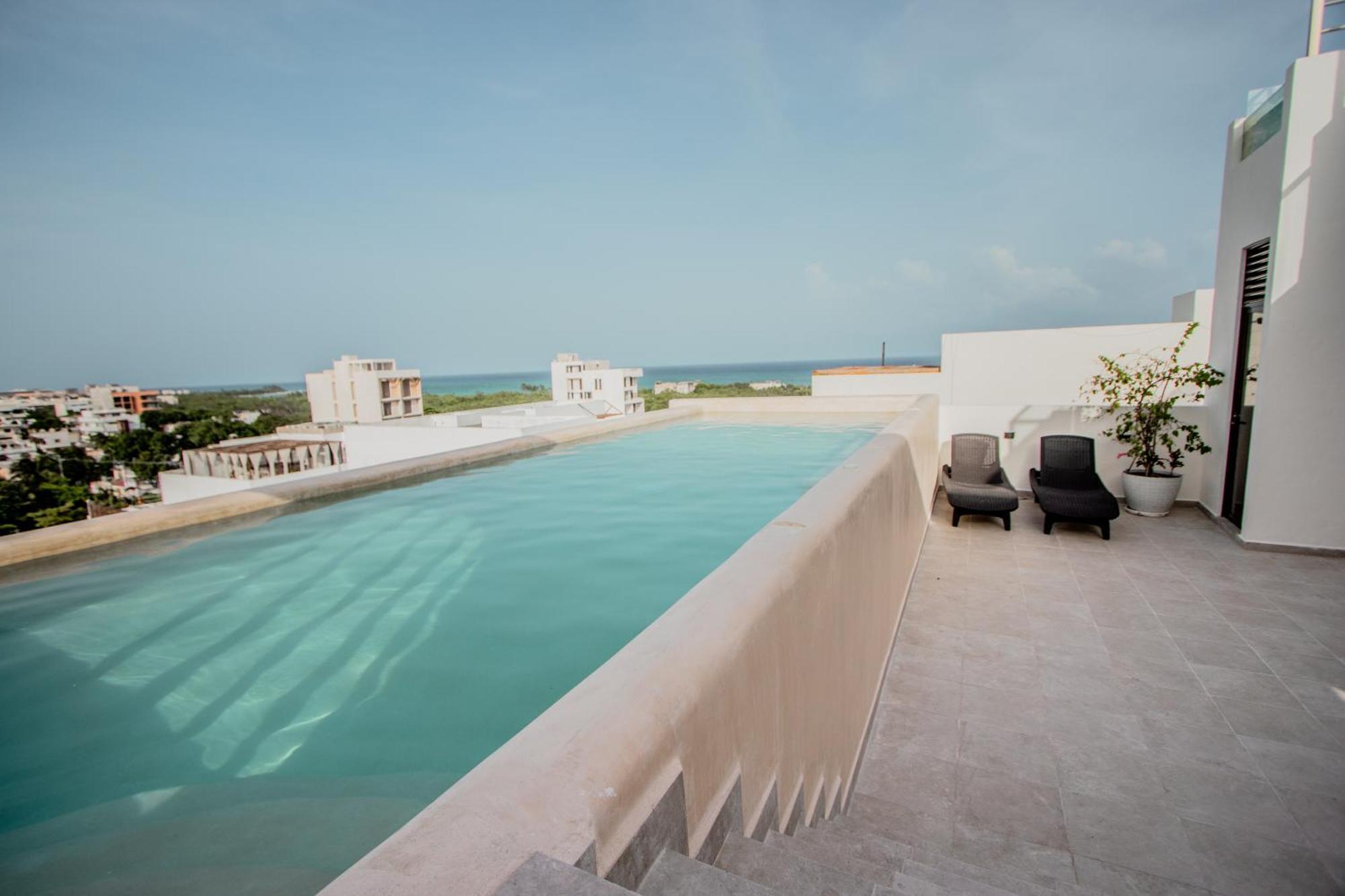 Itzamna Luxury Whit Ocean Viewpool *